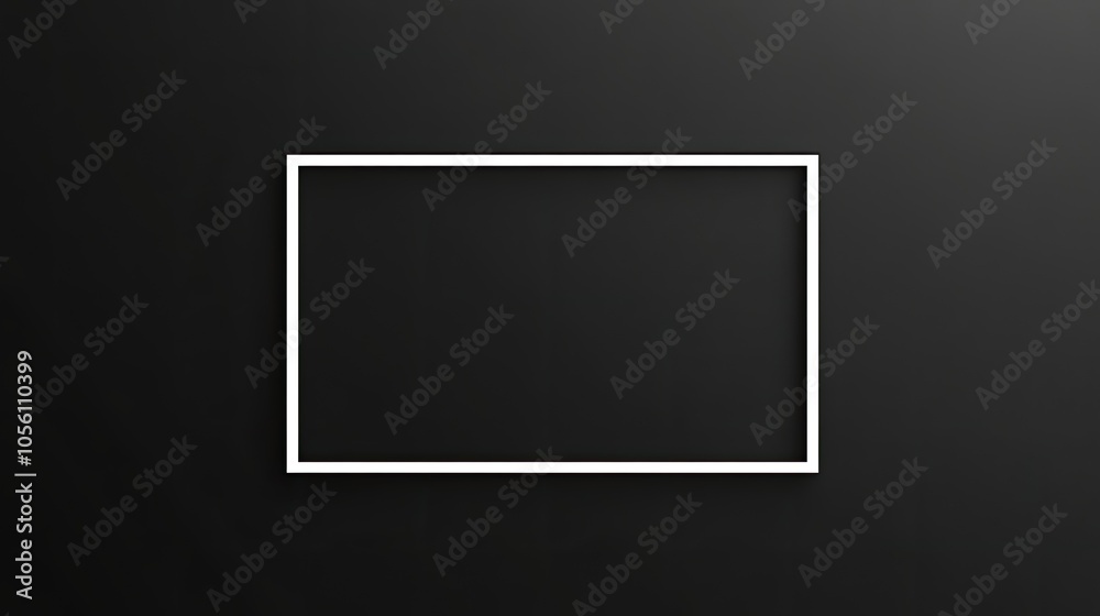 Simple Frame on Dark Background for Art Presentation Simple Frame on Dark Background for Art Presentation