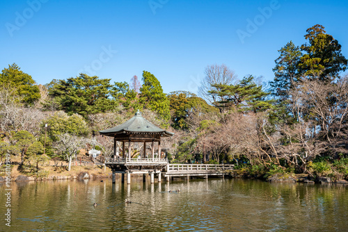 成田山公園 龍智池の浮御堂 千葉県成田市成田