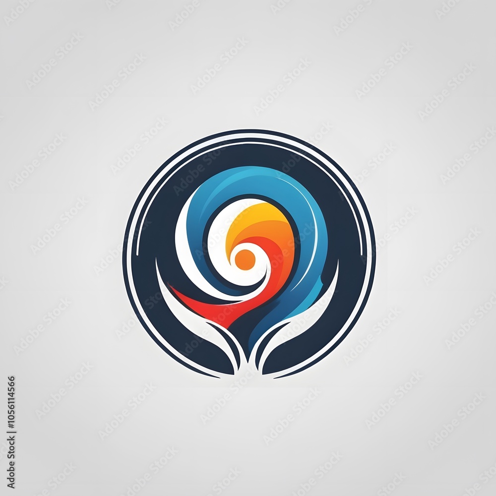 A Unique and Elegant Logo Design Featuring Distinctive Elements Suitable for Branding and Identity Purposes