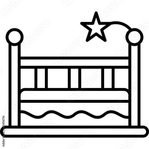 Baby Crib Icon