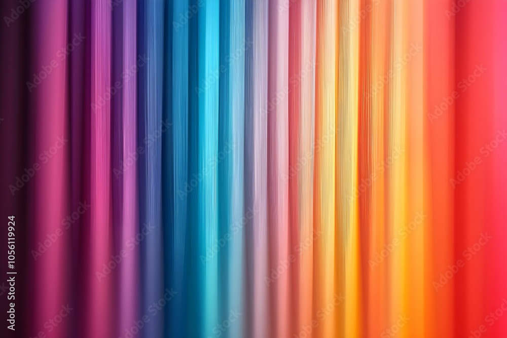 Obraz premium Vibrant rainbow gradient showcasing colors in a smooth transition
