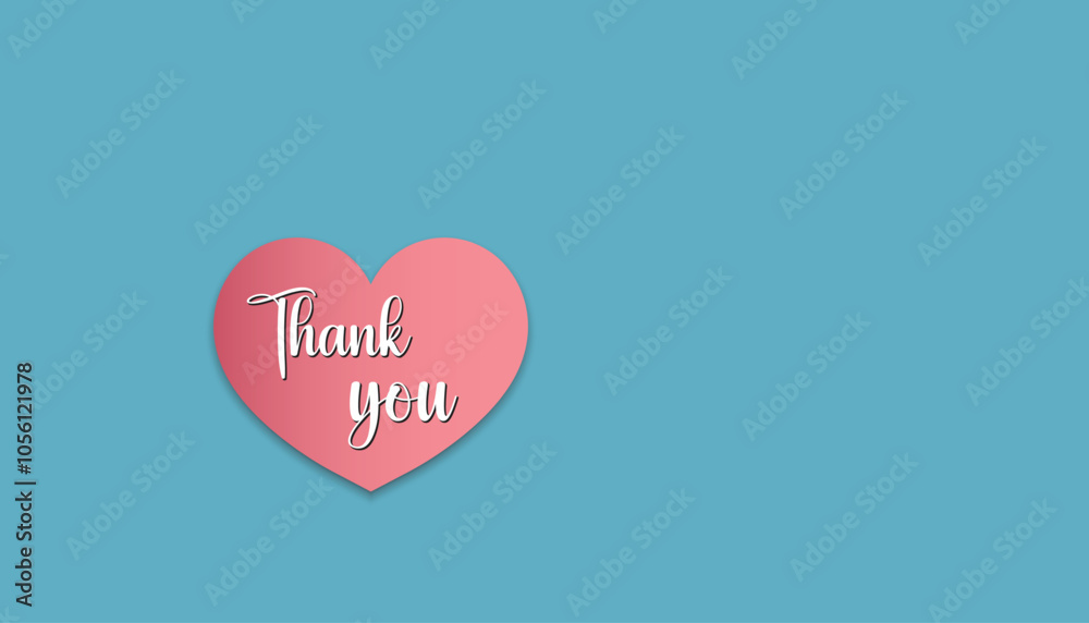 Pink heart-shaped sticky note with Pink heart-shaped sticky note with