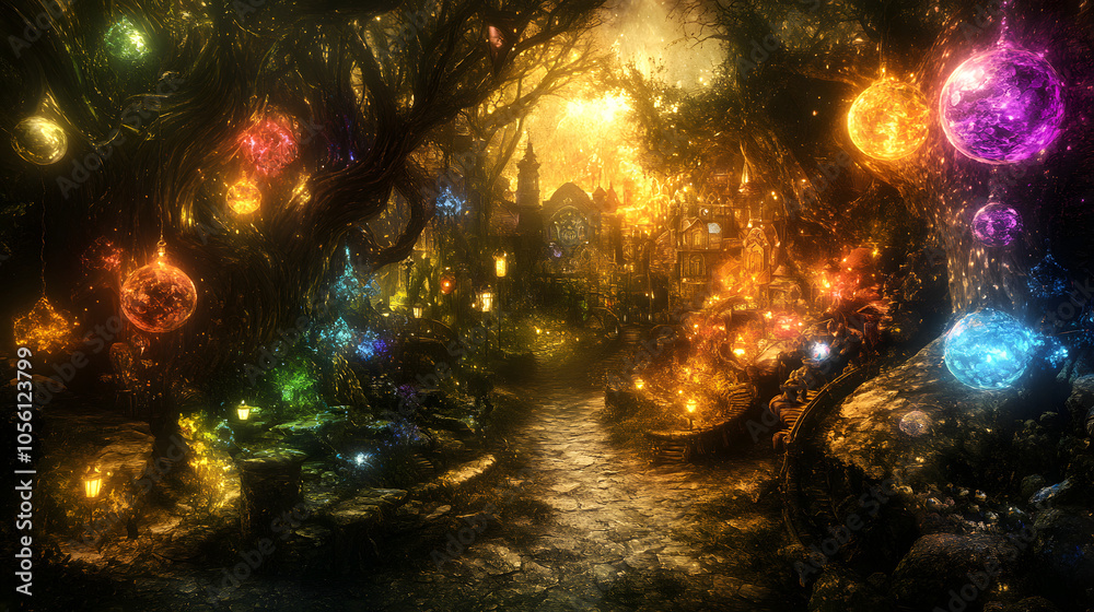 A Stunning Ethereal World of Mystery and Magic Filled with Vibrant Colors and Elemental Powers A Stunning Ethereal World of Mystery and Magic Filled with Vibrant Colors and Elemental Powers