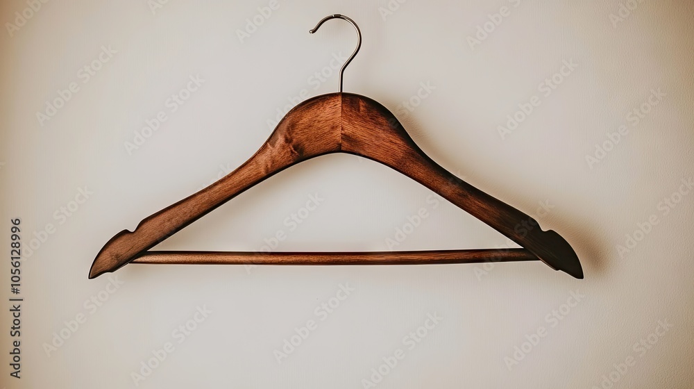 T-shirt on hanger against plain background, capturing simplicity and everyday wear potential, clean and fresh T-shirt on hanger against plain background, capturing simplicity and everyday wear potential, clean and fresh
