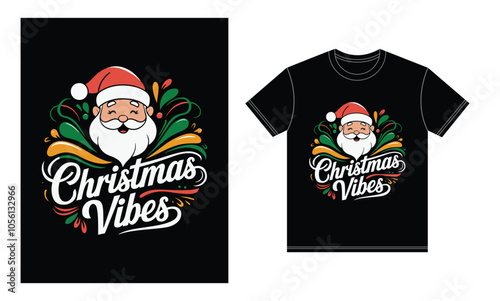 a t shirt with a santa clause on it