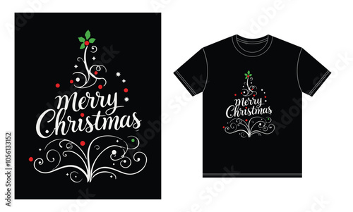 a t shirt with a christmas tree on it