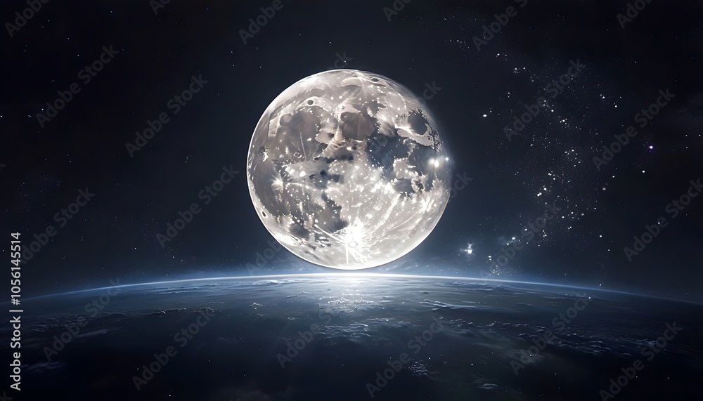 Full Moon from Earth's Horizon
Full Moon from Earth's Horizon