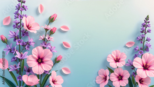 Background with Flowing Pastel Colors and Hints of Whispered Words, Light and Airy, Evoking a Romantic and Dreamy Mood