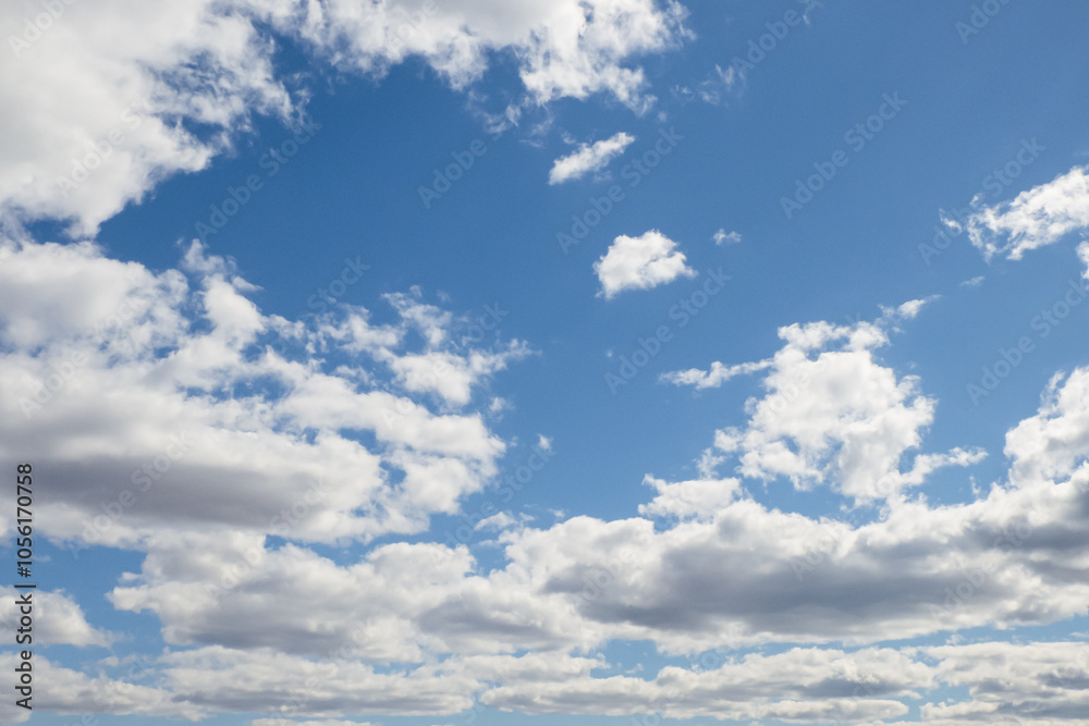 Cloudy sky. The airspace. Clouds in the blue sky. Spirituality Cloudy sky. The airspace. Clouds in the blue sky. Spirituality