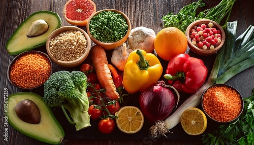 Wallpaper Mural Fresh vegetables and fruit Torontodigital.ca