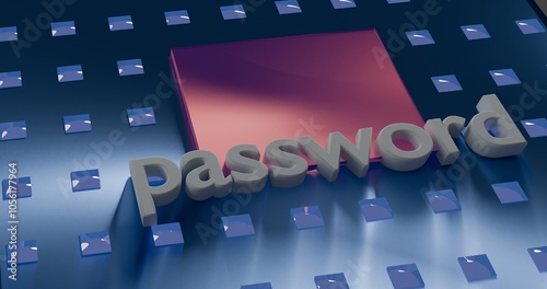 password on processor or soc, password encryption and hacking concept, secure authentication concept, privacy and data breach photo