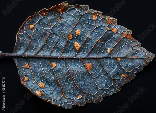 Broussonetia Papyrifera Leaf Close-Up