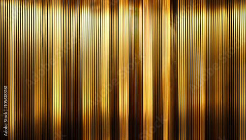 金のストライプ。カッコいい金の背景。テクスチャー素材。Gold stripes. Cool gold background. Texture material.