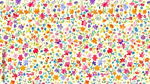 Pretty_painted_flowers__seamless_background