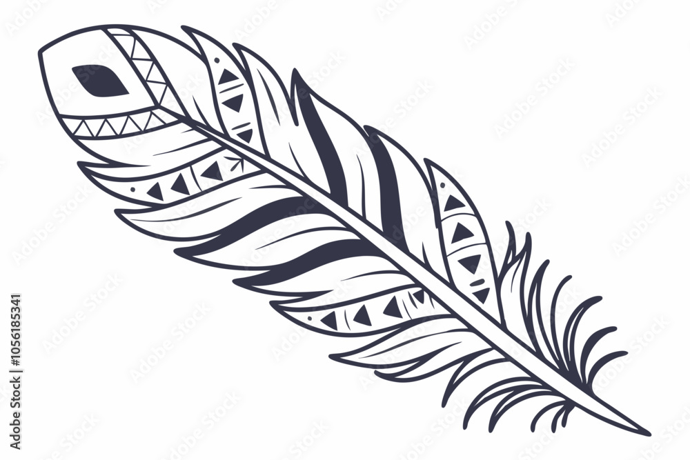 illustration of feather illustration of feather