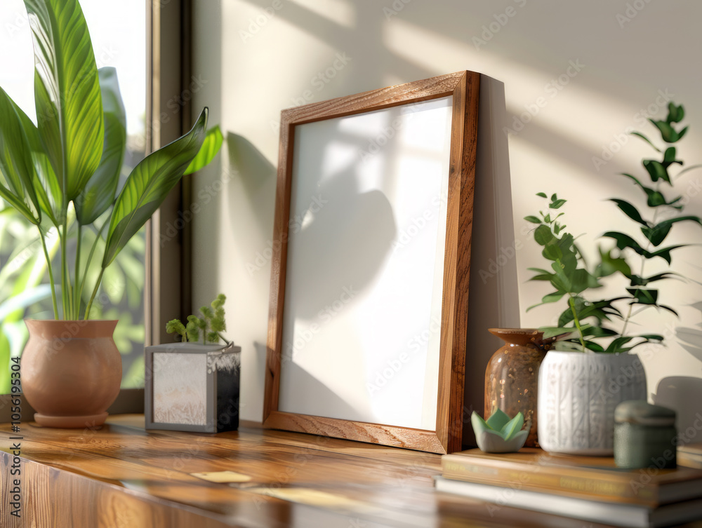 Blank Empty Frame Mockup 