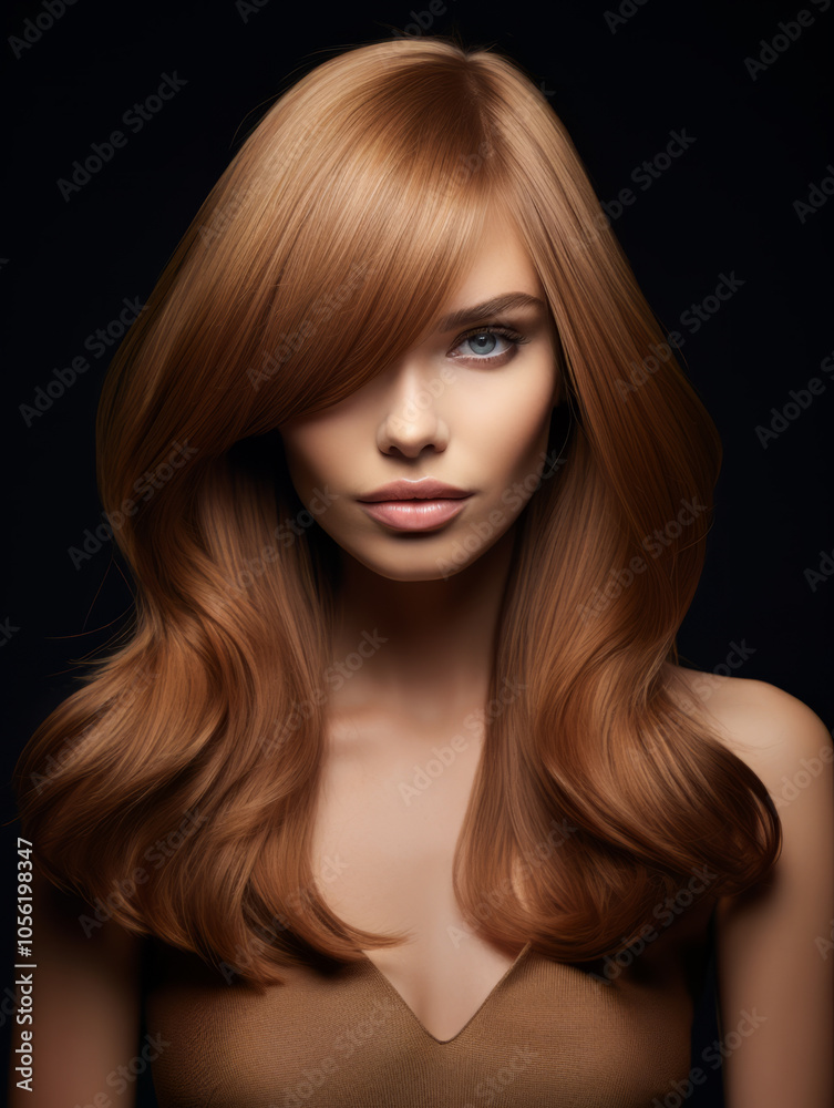 Beautiful Girl Portrait with Make Up and Beautiful Hair Beautiful Girl Portrait with Make Up and Beautiful Hair