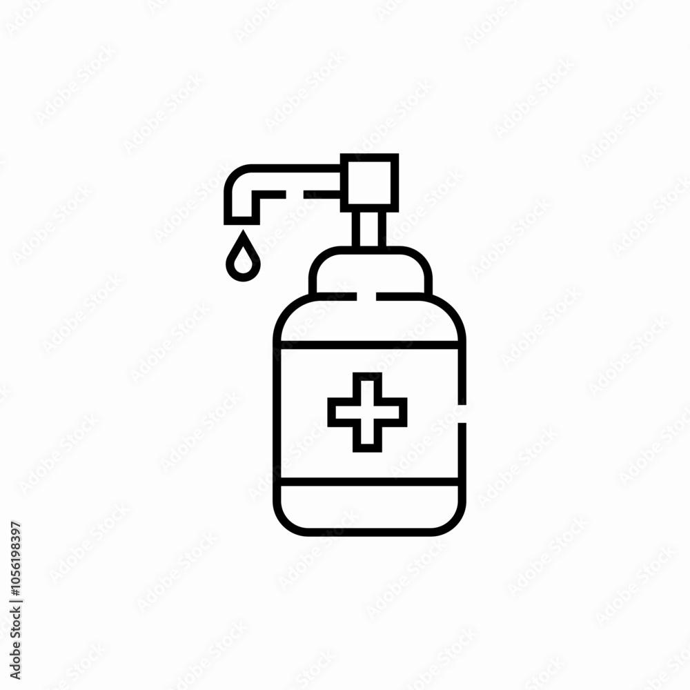 acid hand sanitizer icon sign vector acid hand sanitizer icon sign vector
