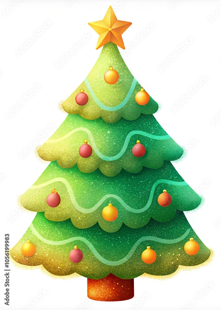 christmas tree isolated on white background christmas tree isolated on white background