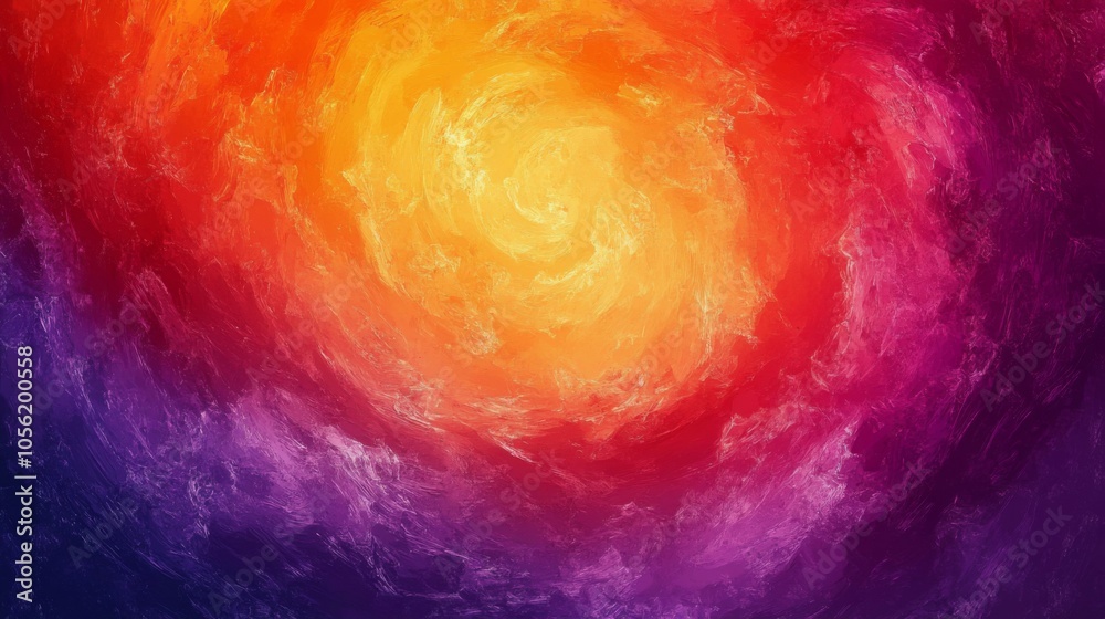 Swirling abstract artwork with bright orange and red hues Swirling abstract artwork with bright orange and red hues
