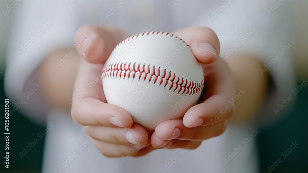 A baseball pitcher grips the ball tightly in preparation for the pitch A baseball pitcher grips the ball tightly in preparation for the pitch