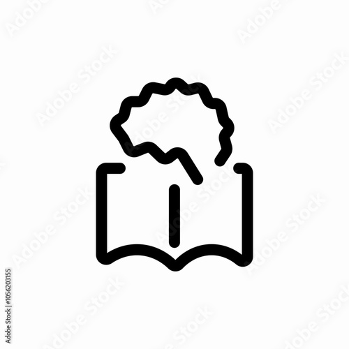 book knowledge icon sign vector