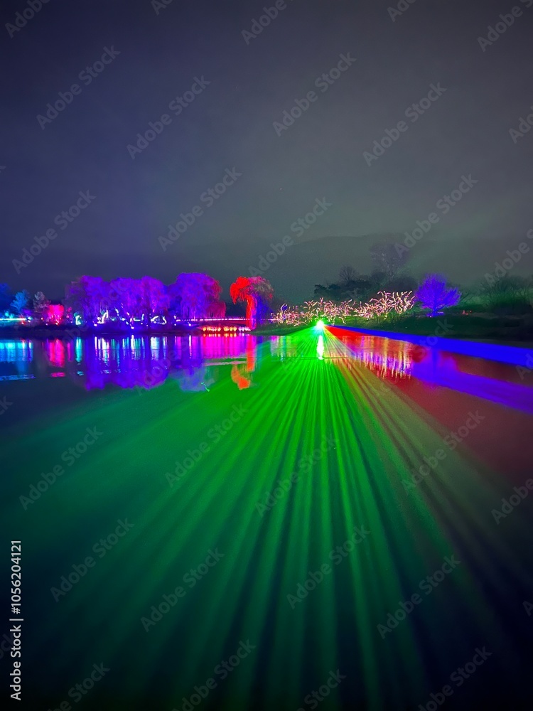 Obraz premium Chicago Nighttime Lightscape