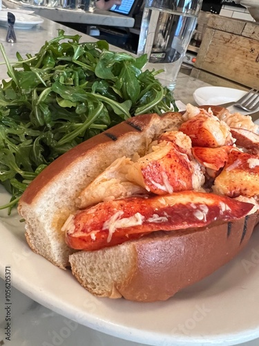 Lobster Rolls on a Plate