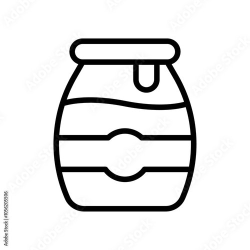 Jam icon logo sign set vector outline