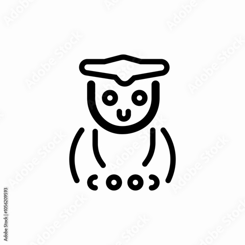 owl bird icon sign vector