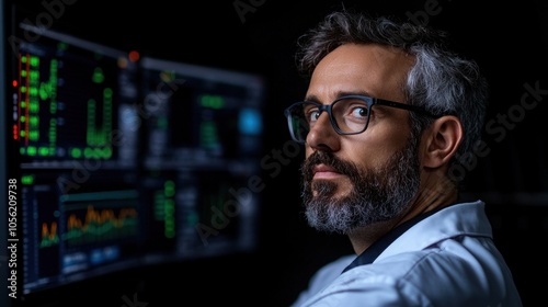 Engineer analyzing production data from a digital dashboard, representing the integration of data analytics in optimizing manufacturing processes