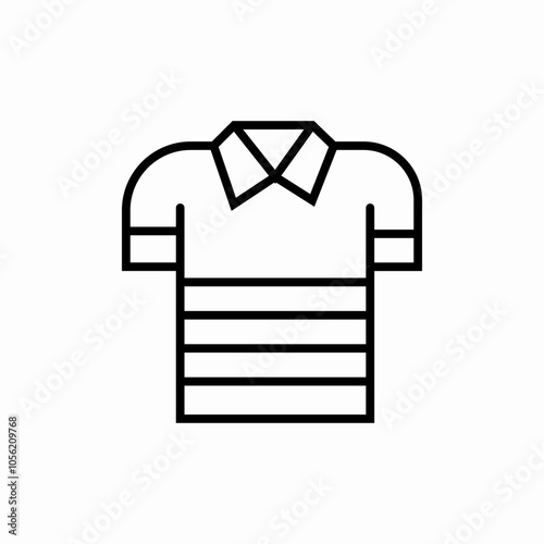polo shirt icon sign vector