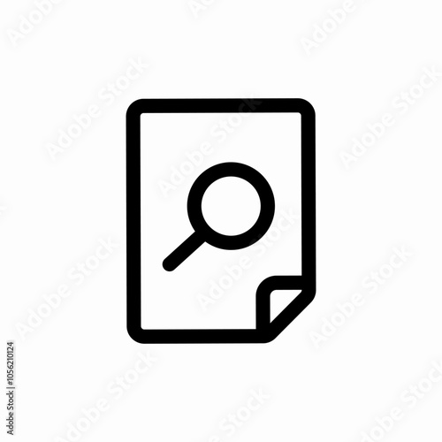 search file icon sign vector