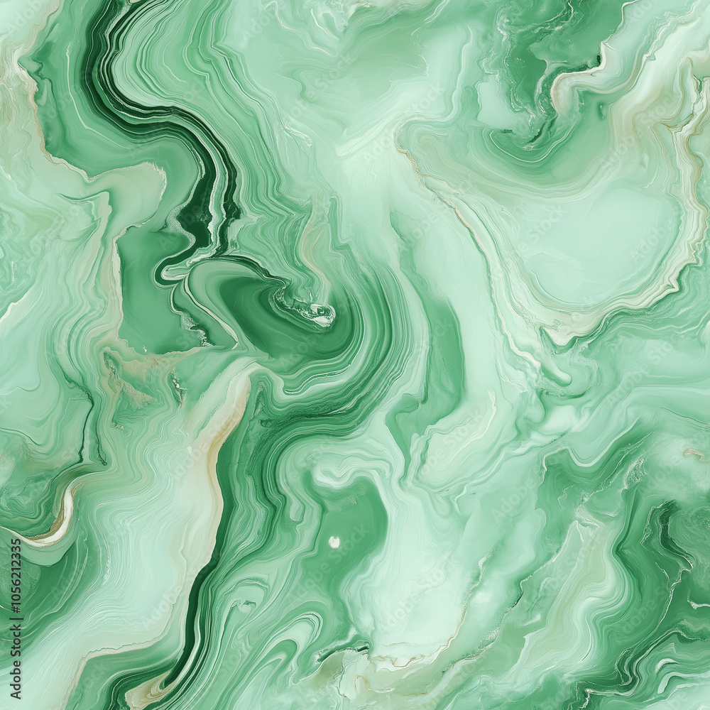 Green marble texture with swirling abstract fluid patterns Green marble texture with swirling abstract fluid patterns