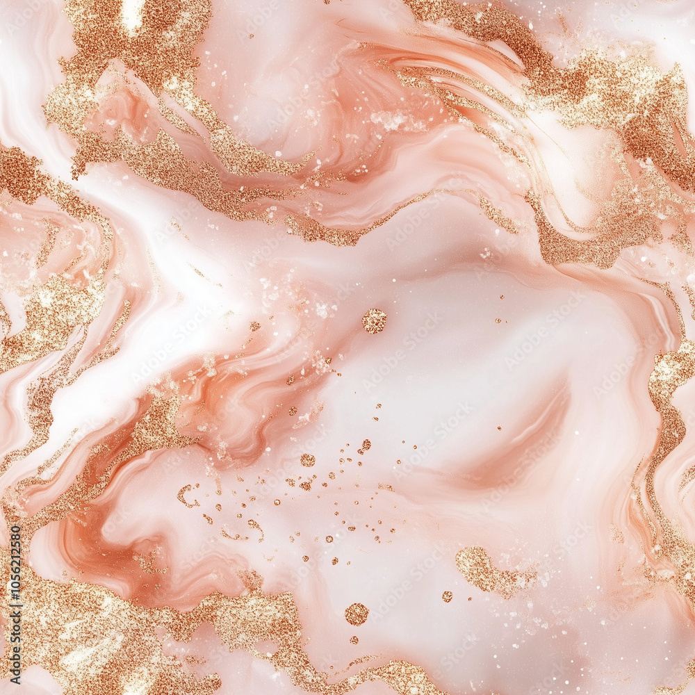 Pink and gold marble texture with fluid abstract patterns Pink and gold marble texture with fluid abstract patterns