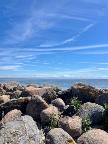 rocks and sea