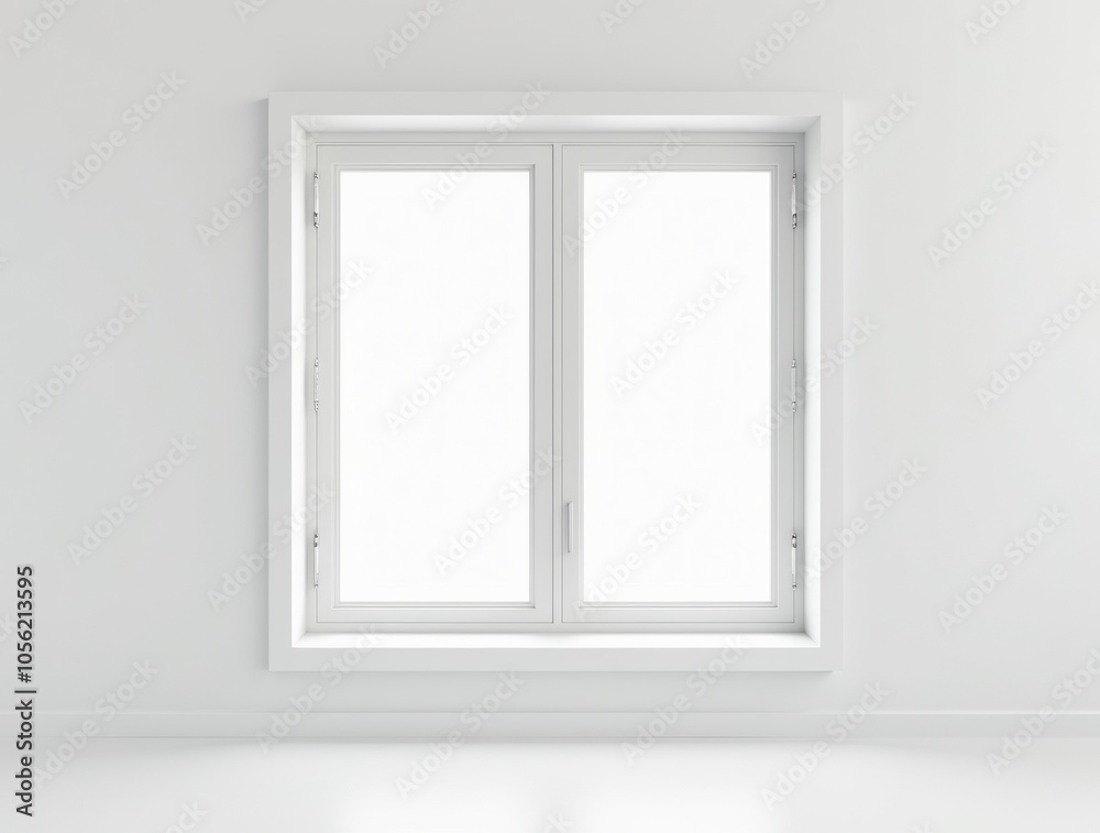 Modern and minimal house window for interior decoration isolated on background, open office glass window frame. Modern and minimal house window for interior decoration isolated on background, open office glass window frame.