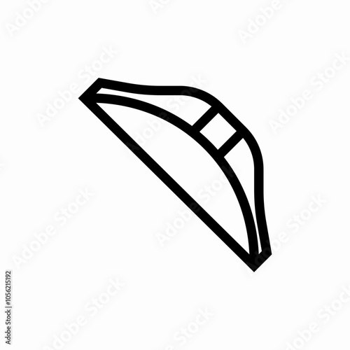 bow weapon icon sign vector