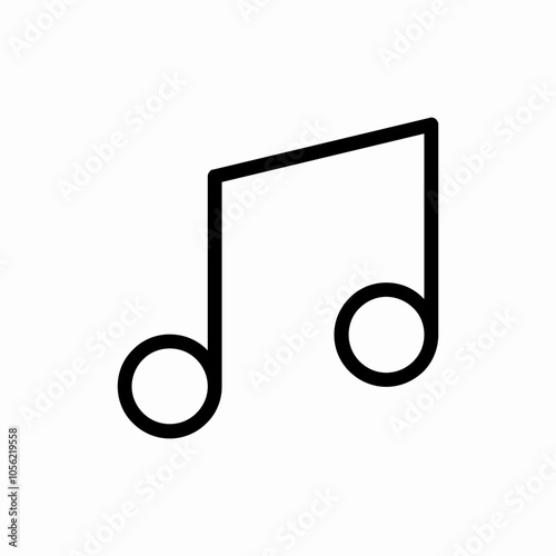 musical note melody sheet music icon sign vector