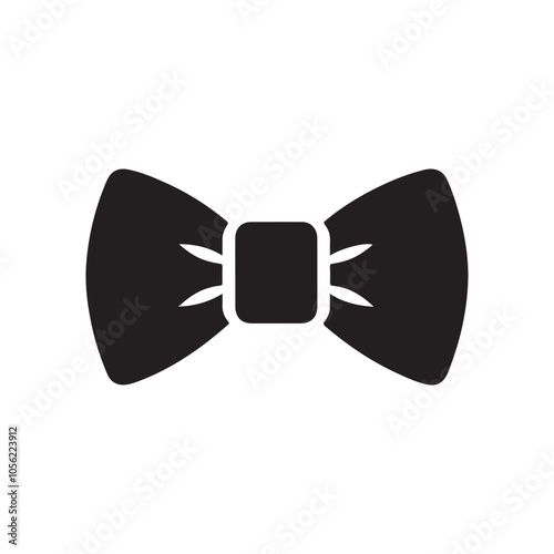 High-Quality Bow Tie Silhouette Vectors for Logo & Branding Use