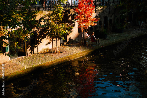 autumn by the canal