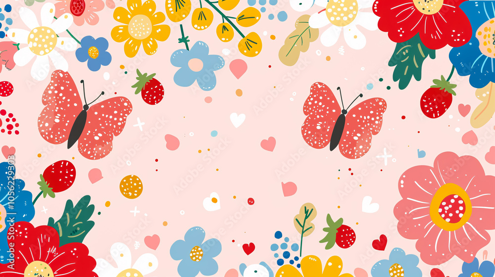 Cute background vector for design Cute background vector for design