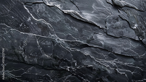 Dark grey black slate background or texture