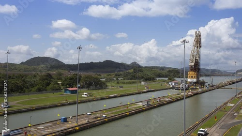 Timelapse del Canal de Panáma en las esclusas de Mira Flores.