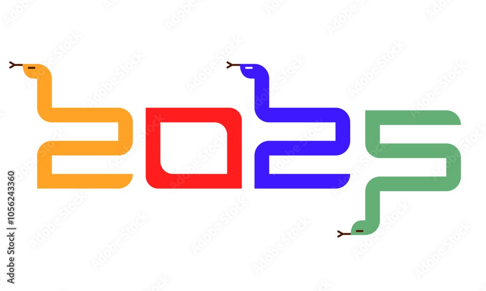 2025 Happy New Year design vector.Bright design template for new year celebration. 2025 date with snake calendar on transparent background.Vector illustration EPS 10 2025 Happy New Year design vector.Bright design template for new year celebration. 2025 date with snake calendar on transparent background.Vector illustration EPS 10