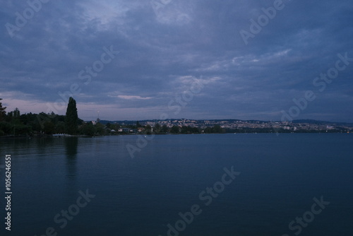 clouds over the river