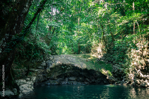Guatemala Waterfall Seven Altars near Livingston 