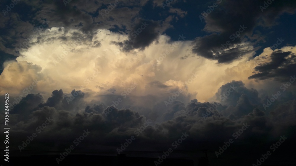 Obraz premium time lapse clouds