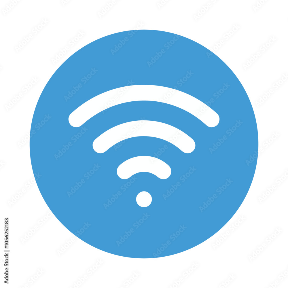 Minimalist Wi-Fi Icon Vector, High-Quality Wi-Fi Icon, Wi-Fi Symbol Vector art illustration Blue Icon Vector Illustration Minimalist Wi-Fi Icon Vector, High-Quality Wi-Fi Icon, Wi-Fi Symbol Vector art illustration Blue Icon Vector Illustration