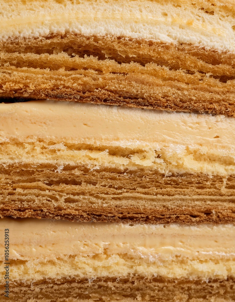 Close-up of layered cake Close-up of layered cake